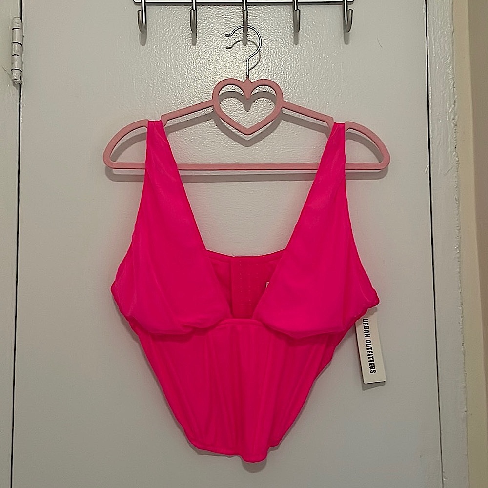 Hot pink Urban Outfitters corset